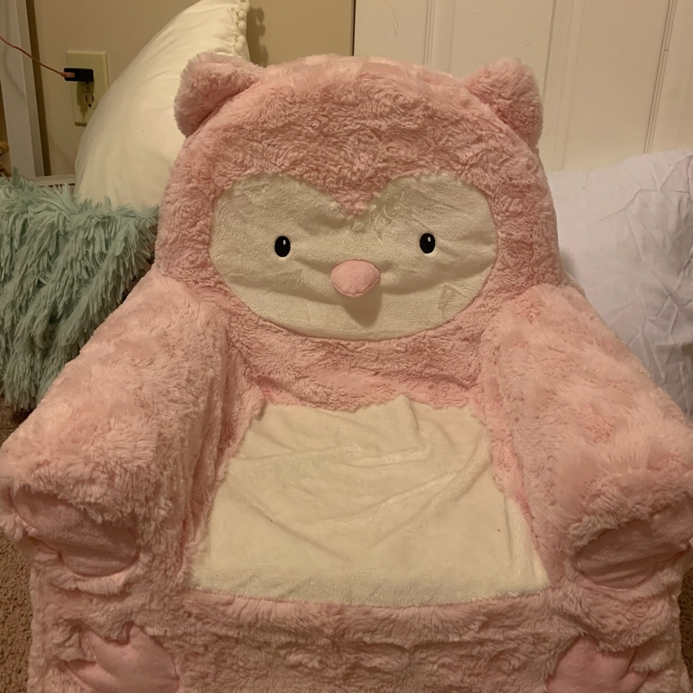 Pink Owl Sweet Seats Chair